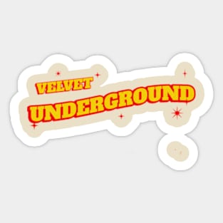 Velvet Underground Sticker